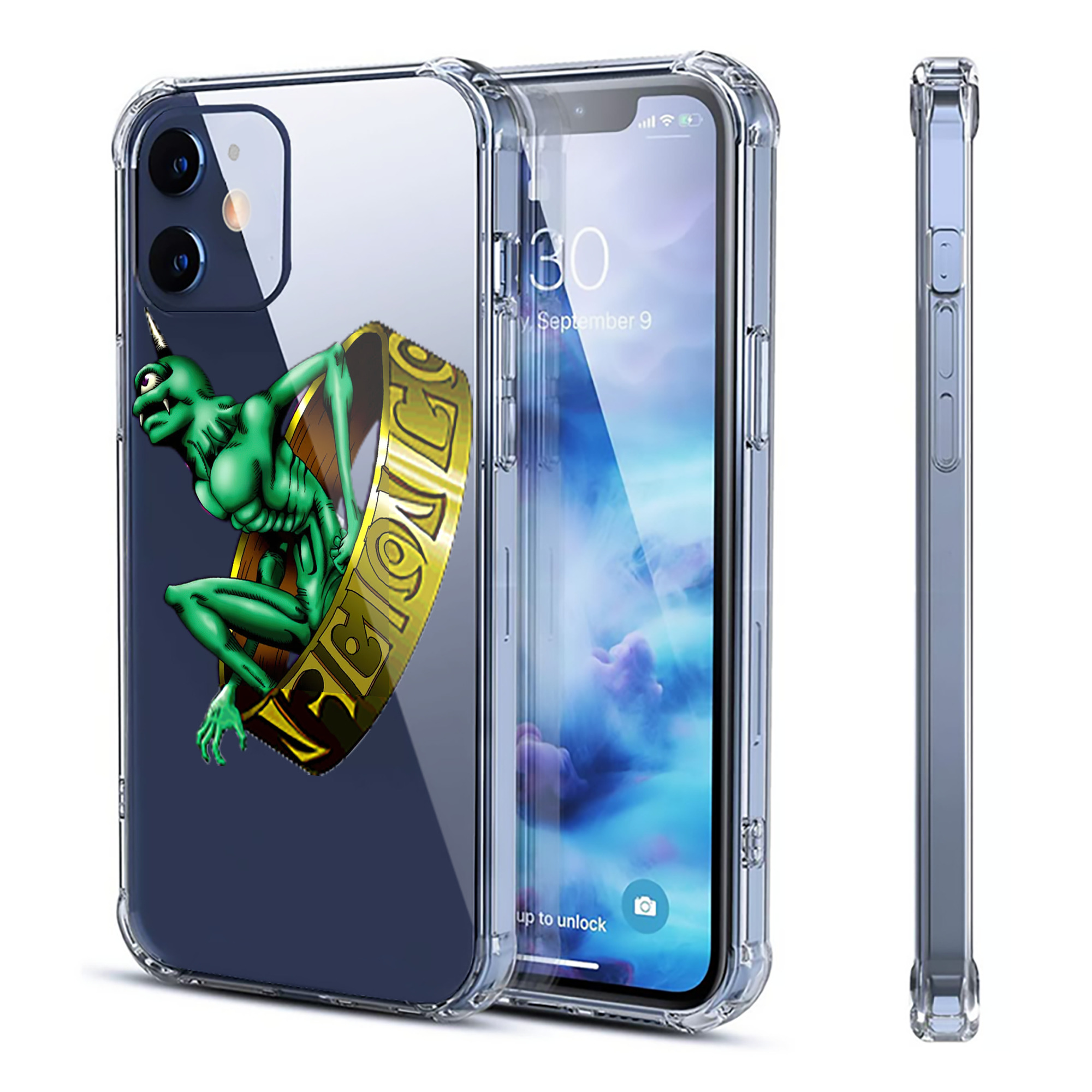 （画像用） 遊☆戯☆王 Yu-Gi-Oh! 【iPhone 12シリーズ対応】透明スマホケース（クリアソフトケース）